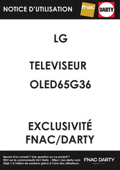 LG OLED65G36 Guide De L'utilisateur
