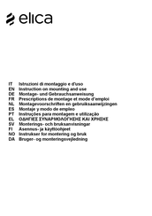 Elica PRF0167046 Prescriptions De Montage Et Mode D'emploi