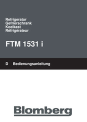 Blomberg FTM 1531 i Mode D'emploi