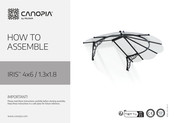 Palram CANOPIA IRIS 4x6 Instructions De Montage