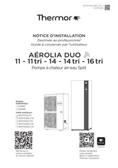 Thermor WOYG140LCTA Notice D'installation