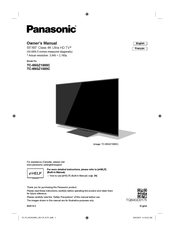 Panasonic TC-65GZ1000C Manuel Du Propriétaire