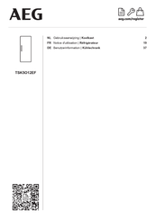 AEG TSK5O12EF Notice D'utilisation