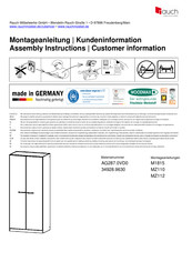 Rauch AG287.0VD0 Instructions De Montage