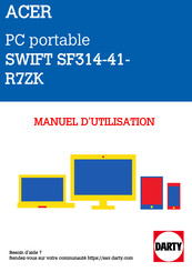 Acer SWIFT 3 SF314-54G Manuel D'utilisation