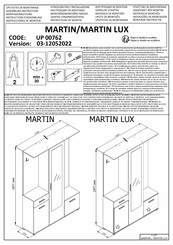 sconto UP 00762 Instructions D'assemblage