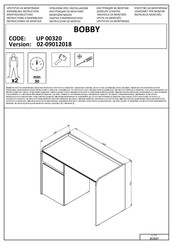 Dedeman UP 00320 Instructions D'assemblage