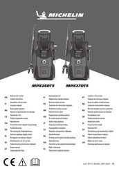 Michelin MPX25DTS Traduction Des Instructions Originales