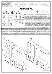 sconto ALHAMBRA Instructions D'assemblage