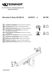 Steinhof M-156 Notice De Montage Et D'utilisation