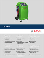 Bosch ACS 611 Notice Originale