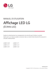 LG LSAB012-S1 Manuel D'utilisation