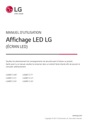 LG LSAB012-Q1 Manuel D'utilisation