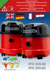 Numatic PPR 370-B2 Mode D'emploi