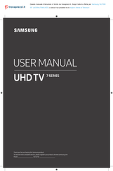 Samsung UE55NU7090UXZG Manuel D'utilisation