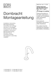 Dornbracht 17 500 809-FF Instructions De Montage