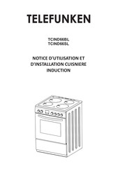 Telefunken TCIND66BL Notice D'utilisation Et D'installation