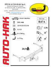 AUTO-HAK R47A Mode D'emploi