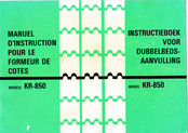 Brother KR-850 Manuel D'instruction