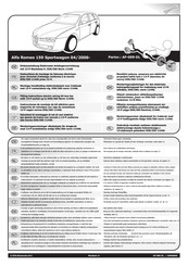 ECS Electronics AF-009-DL Instructions De Montage