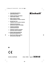 EINHELL GC-PT 2538 I AS Mode D'emploi D'origine