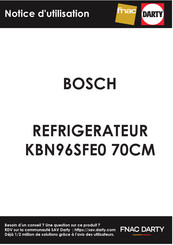 Bosch KBN96SFE0 Manuel D'utilisation