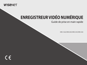 Wisenet HRX-835 Guide De Prise En Main Rapide