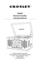 Crosley CR704D Manuel D'instructions