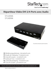 StarTech ST124DVIA Guide De L'utilisateur