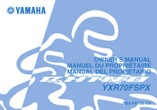 Yamaha YXR70FSPX Manuel Du Propriétaire