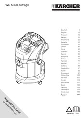 Kärcher WD 5.800 eco!ogic Mode D'emploi