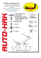 AUTO-HAK D49A Instructions De Montage