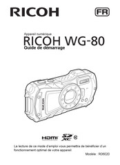 Ricoh WG-80 Guide De Démarrage