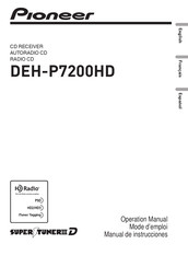 Pioneer SuperTunner III D DEH-P7200HD Mode D'emploi