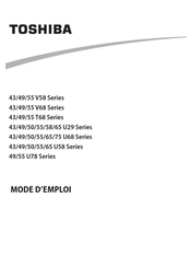 Toshiba 49U29 Serie Mode D'emploi