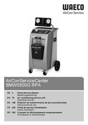 Waeco AirCon Service Center BMW5500G RPA Notice D'utilisation