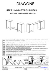 Diagone INDUSTRIEL E15 046 Instructions De Montage