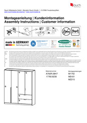 Rauch 17760.8230 Instructions De Montage