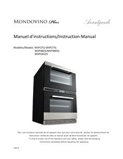 Avantgarde Mondovino Plus MVPD45DS Manuel D'instructions