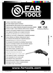 Far Tools HK 150 Notice Originale