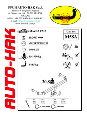 AUTO-HAK M58A Instructions De Montage