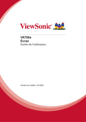 ViewSonic VS15826 Guide De L'utilisateur