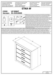 trendteam ETNA 4F UP 00847 Instructions D'assemblage