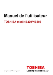 Toshiba mini NB305 Manuel De L'utilisateur