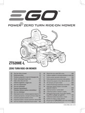 EGO ZT5201E-L Traduction De La Notice D'origine