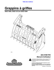 Land Pride SGC1572 Manuel D'utilisateur