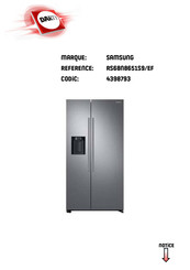 Samsung RS68N8651S9/EF Guide D'utilisation