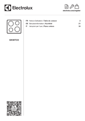 Electrolux GK 58TC O Notice D'utilisation