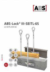 ABS Lock III-SEITL-65 Mode D'emploi