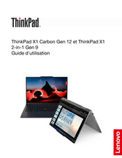 Lenovo ThinkPad X1 Carbon Gen 12 Guide D'utilisation